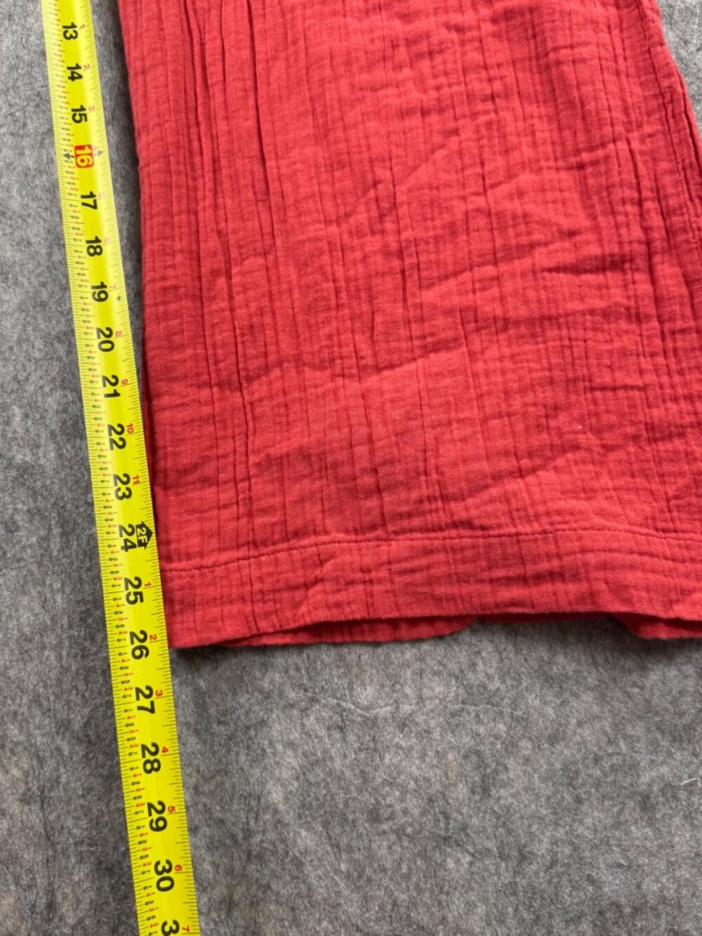 Pact Jumpsuit Halter Sz S Organic Cotton Coral Wide Leg - Picture 5 of 10